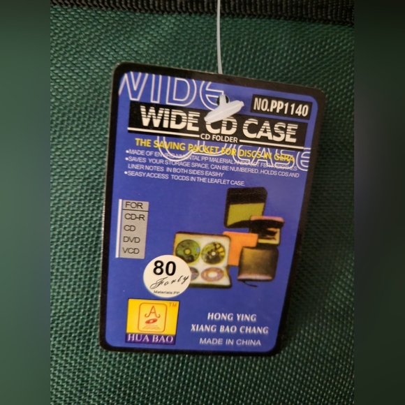 Wide CD Case with Colorful Discs - Picture 1 of 3